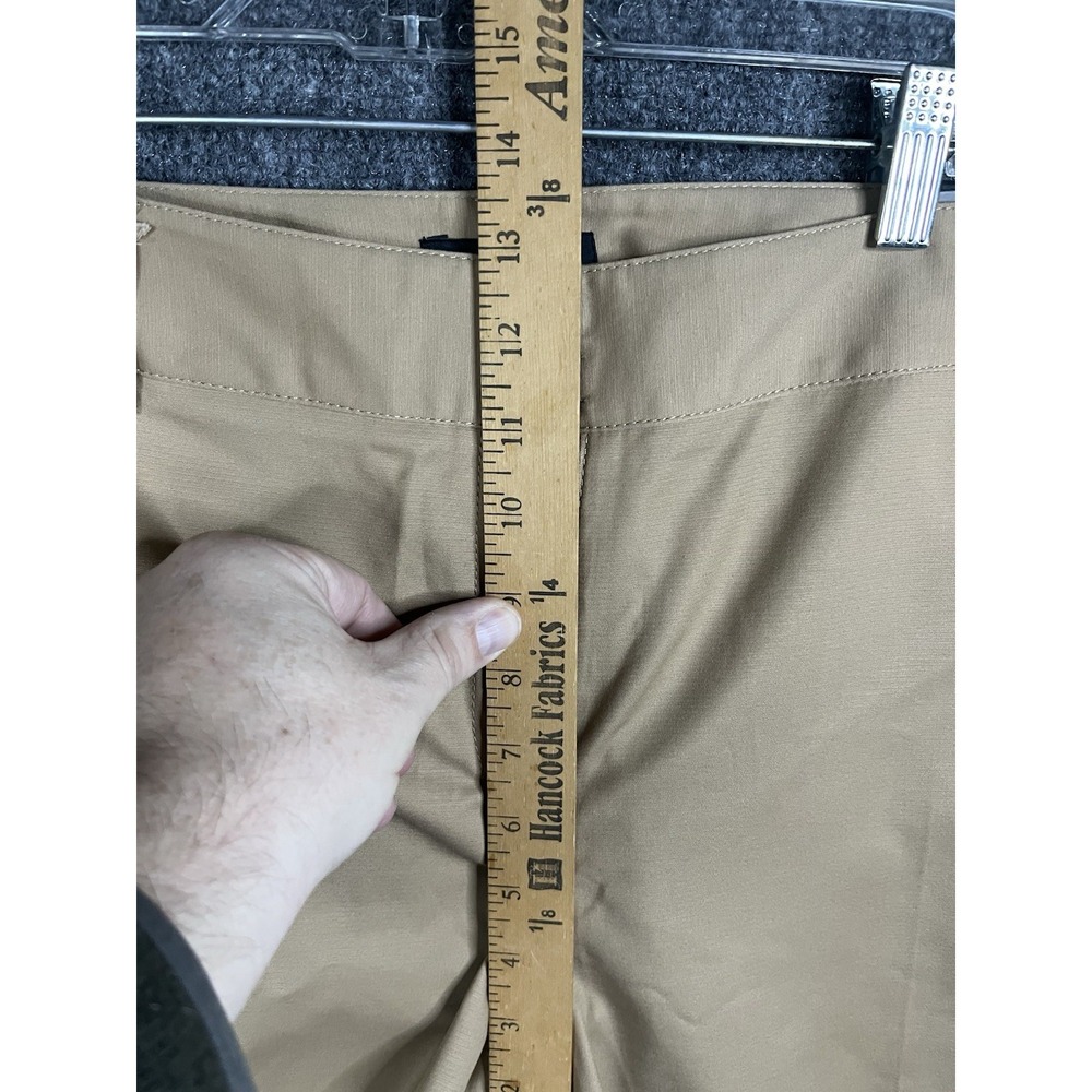 Rafaella Women's Khaki Pants Size 16 Tan Straight Leg Curvy Fit - Picture 11 of 11